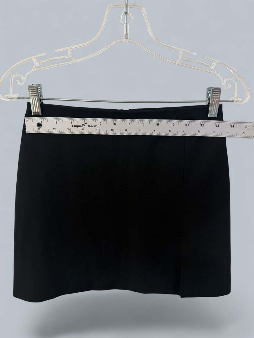 Aritzia Sunday Best Tatiana Skirt Black Mini Skirt with Slit - Picture 8 of 11